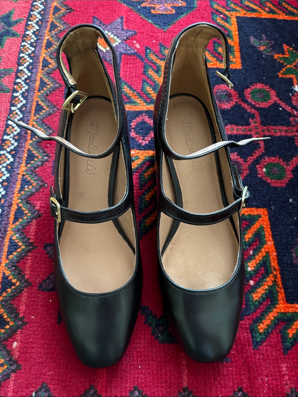 Madewell Mary Jane Heels 7.5